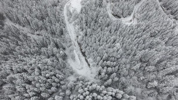 Kastamonu'ya yılın ilk karı yağdı
