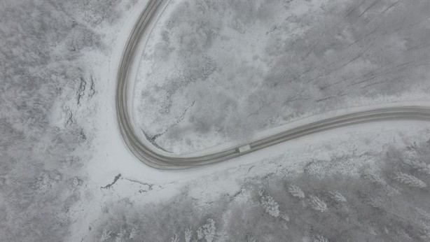 Foto - Kastamonu'ya yılın ilk karı yağdı