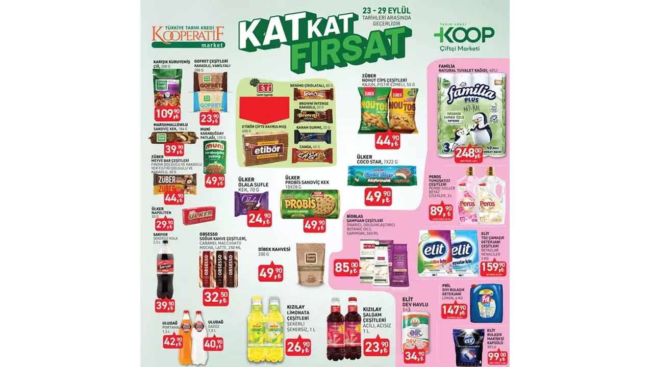 Foto - Kat kat fırsat indirimleri başladı! İşte Tarım Kredi'nin 23-29 Eylül 2025 fırsatları