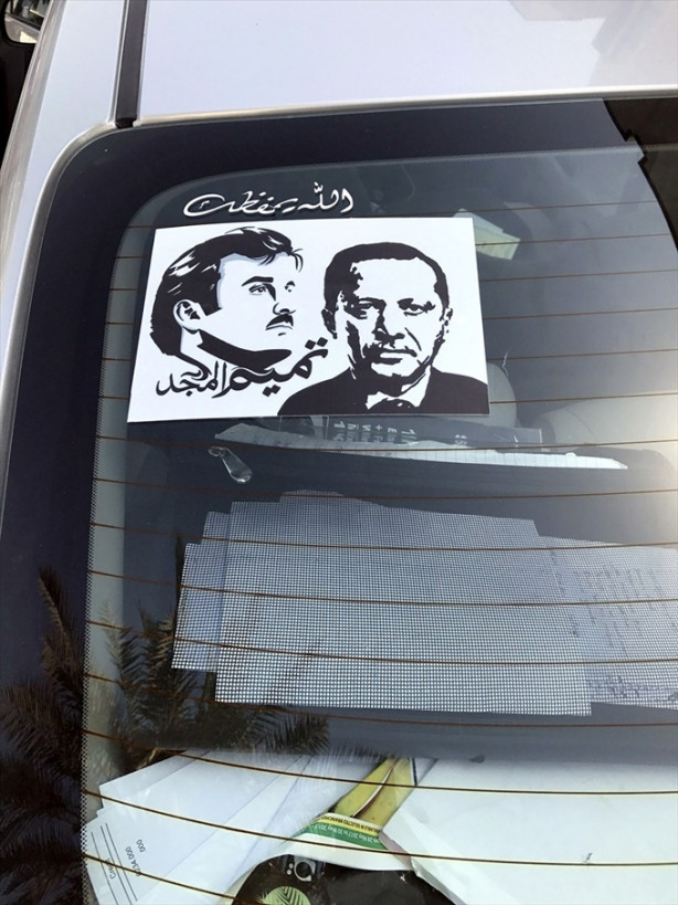 Foto - Katar'da Cumhurbaşkanı Erdoğan'a sevgi seli