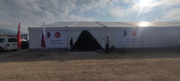 Foto - Katar'ın Hatay'a kurduğu sahra hastanesi şifa dağıtıyor