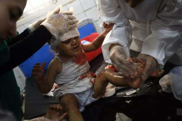 Foto - Katil İsrail çocukları katletti!