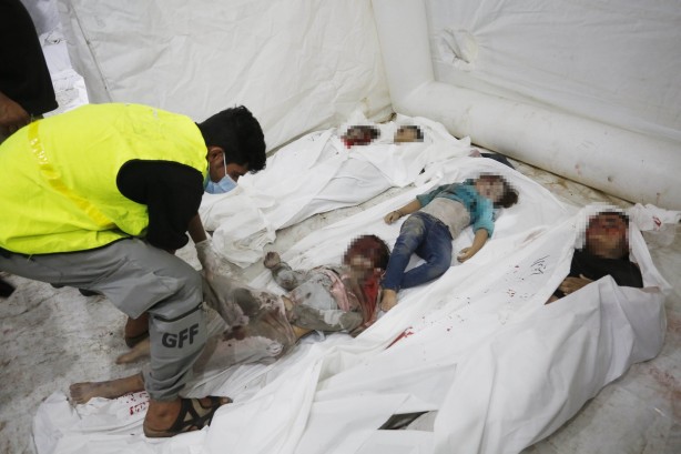 Foto - Katil İsrail’in BM temsilcisi böyle hedef göstermişti: Filistinli çocukları bu yüzden öldürüyoruz!