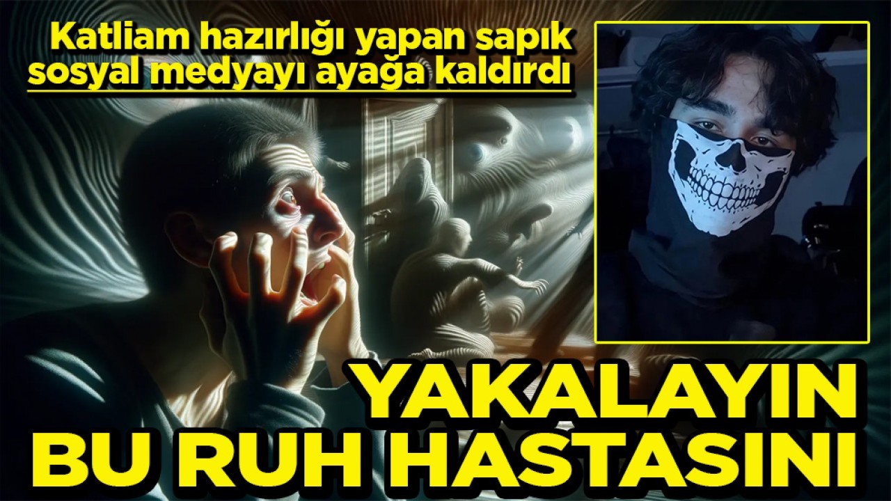 Katliam hazırlığı yapan sapık sosyal medyayı ayağa kaldırdı Yakalayın bu ruh hastasını