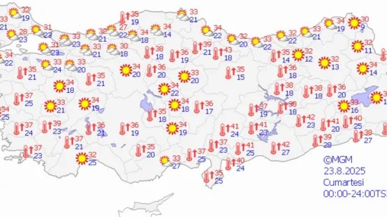 Foto - Kavurucu sıcaklıklar geliyor! Termometreler 43 dereceyi gösterecek
