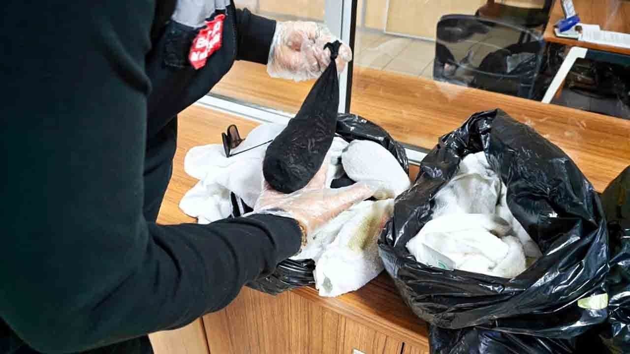 Foto - Kayseri Havalimanı'nda kaçakçılık operasyonu: 25 bin canlı sülük yakalandı 
