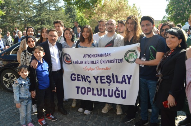 Foto - Kayseri Valisi olarak atanan Gökmen Çiçek, Afyonkarahisar'da görülmemiş uğurlama