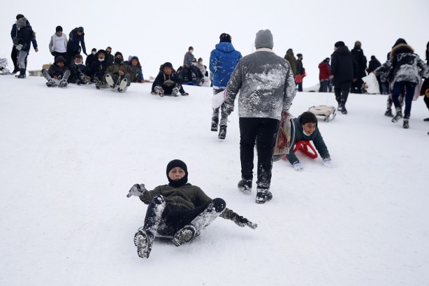 Foto - Kayseri'de çocuklar karın keyfini çıkardı