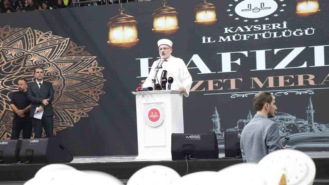 Kayseri’de hafızlık coşkusu: 738 hafız icazet aldı