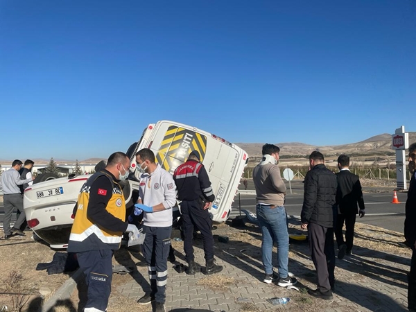 Foto - Kayseri'de korkunç kaza! Çok sayıda yaralı var