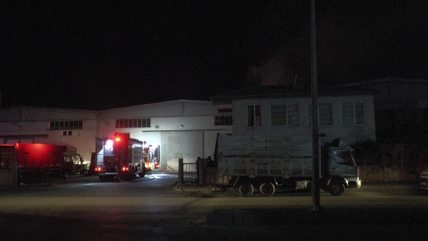 Foto - Kayseri’de korkutan fabrika yangını