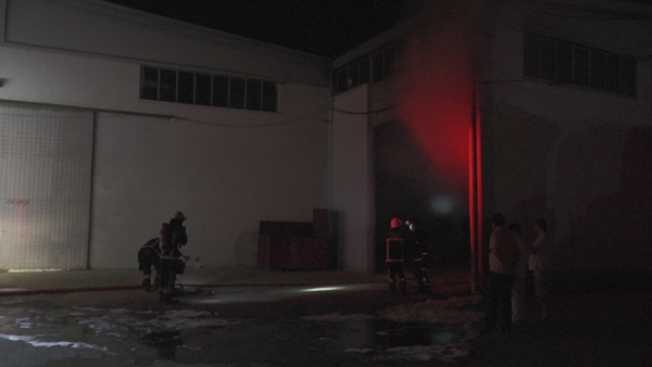 Foto - Kayseri’de korkutan fabrika yangını