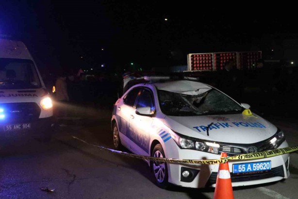 Foto - Kazadan kaçan otomobilin çarptığı 1 polis şehit oldu