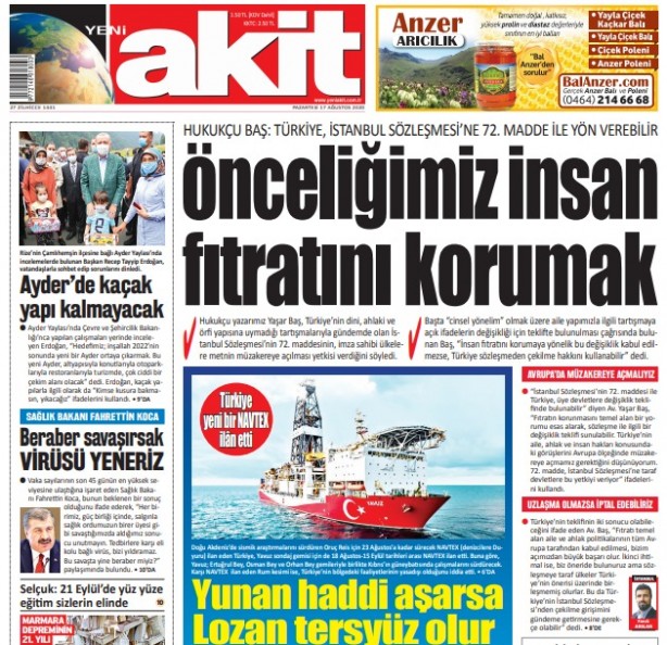 Foto - Kazanan Türkiye oldu! Yeni Akit ısrarla yazdı, elhamdülillah yanlıştan dönüldü