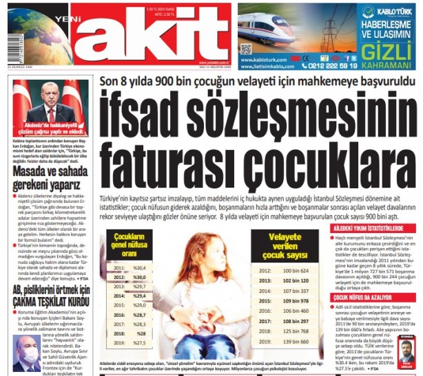 Foto - Kazanan Türkiye oldu! Yeni Akit ısrarla yazdı, elhamdülillah yanlıştan dönüldü