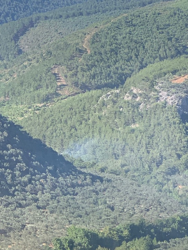 Foto - Kazdağı Milli Parkı yakınlarında yangın! Kontrol altına alındı