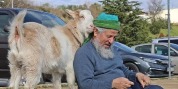 Foto - Keçiyle yaşayan adamdan ilginç sözler