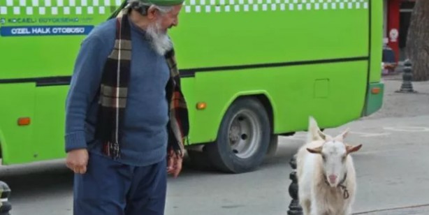 Foto - Keçiyle yaşayan adamdan ilginç sözler