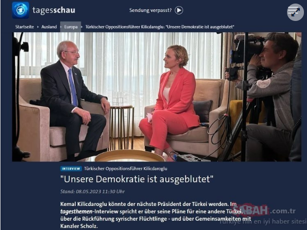 Foto - Kemal Kılıçdaroğlu'ndan Alman basınına skandal sözler! Öcalan’ın umudu Kılıçdaroğlu