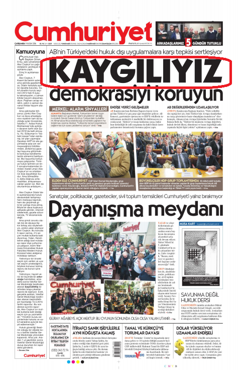 Foto - Kemalist Sözcü bozuk saat ama bakın burada doğruyu göstermiş