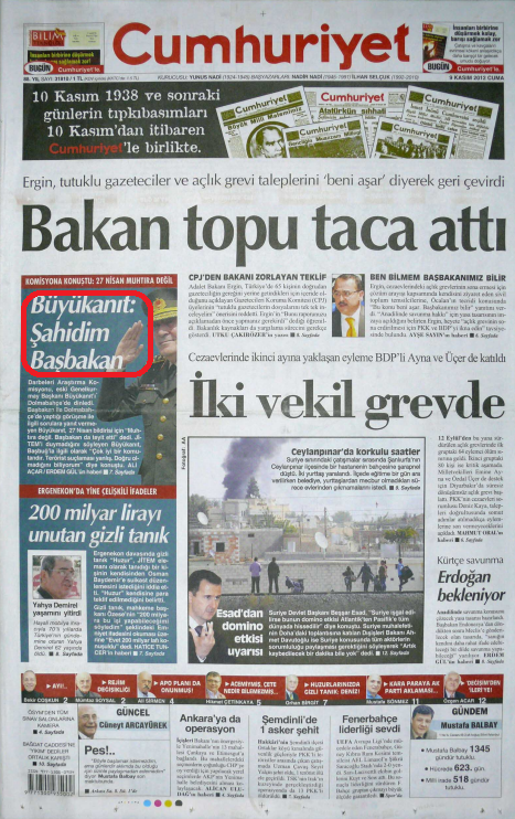 Foto - Kemalist Sözcü bozuk saat ama bakın burada doğruyu göstermiş