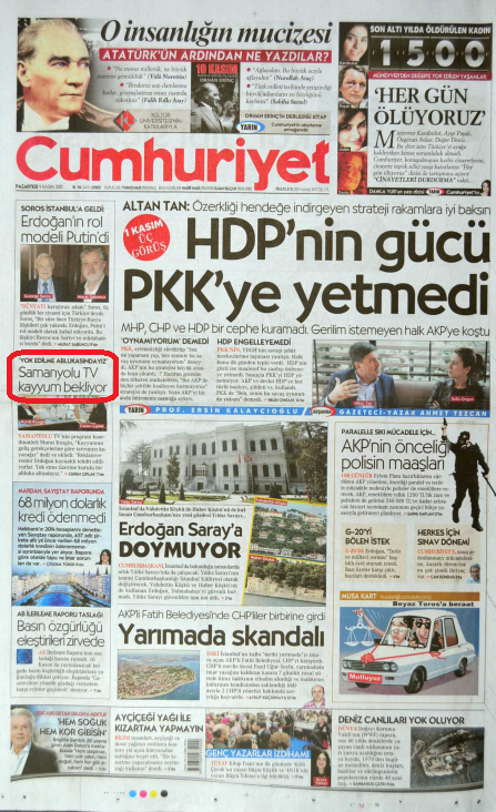 Foto - Kemalist Sözcü bozuk saat ama bakın burada doğruyu göstermiş