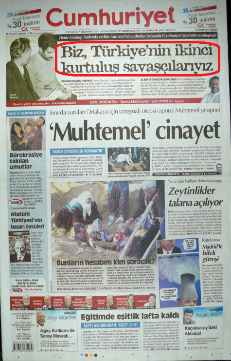 Foto - Kemalist Sözcü bozuk saat ama bakın burada doğruyu göstermiş