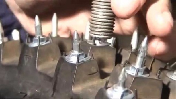 Foto - Kendi kış lastiğini yaptı! Siz de yapabilirsiniz!