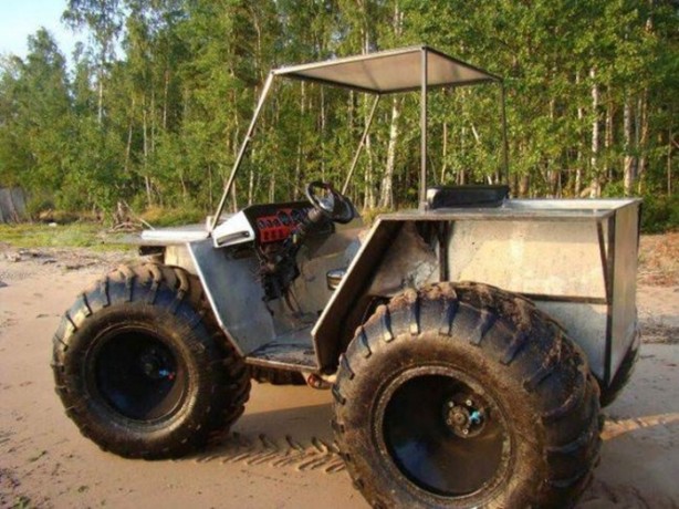 Foto - Kendi Off-Road aracını yaptı