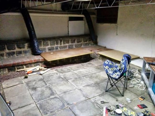 Foto - Kendi sinema salonunu kendi yaptı