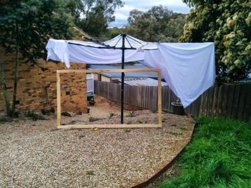 Foto - Kendi sinema salonunu kendi yaptı