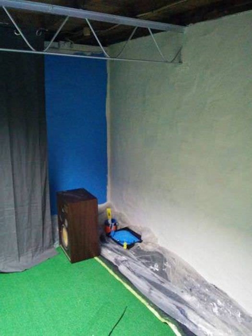 Foto - Kendi sinema salonunu kendi yaptı