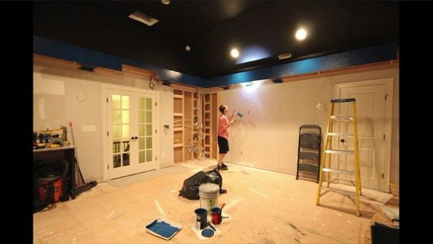 Foto - Kendi sinema salonunu yaptı!