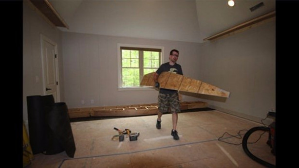 Foto - Kendi sinema salonunu yaptı!