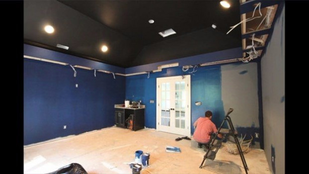 Foto - Kendi sinema salonunu yaptı!