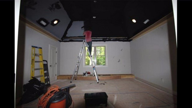 Foto - Kendi sinema salonunu yaptı!