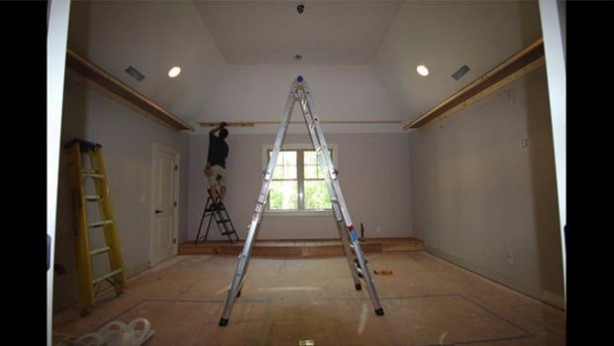 Foto - Kendi sinema salonunu yaptı!