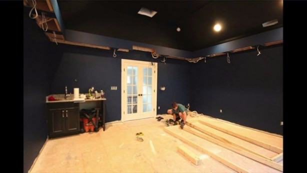 Foto - Kendi sinema salonunu yaptı!