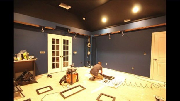 Foto - Kendi sinema salonunu yaptı!