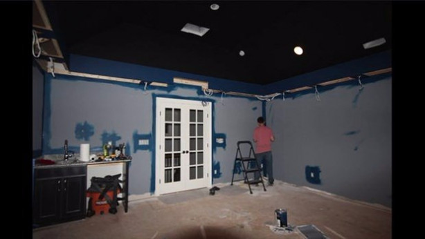 Foto - Kendi sinema salonunu yaptı!