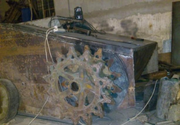 Foto - Kendi tankını yaptı