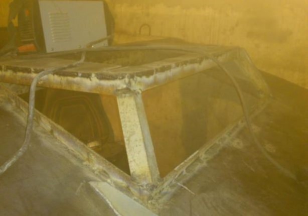 Foto - Kendi tankını yaptı