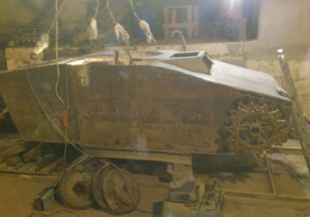Foto - Kendi tankını yaptı