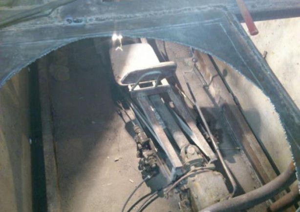 Foto - Kendi tankını yaptı