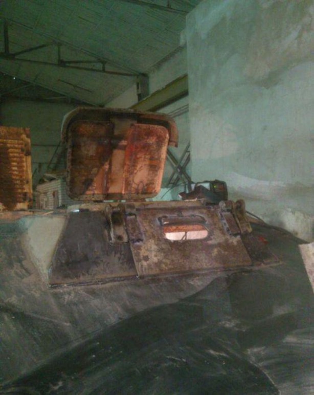 Foto - Kendi tankını yaptı