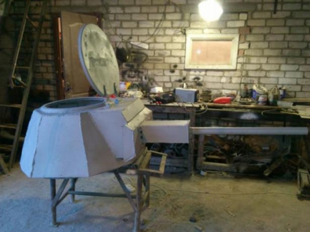 Foto - Kendi tankını yaptı