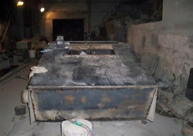 Foto - Kendi tankını yaptı