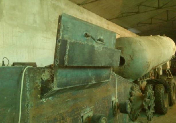 Foto - Kendi tankını yaptı