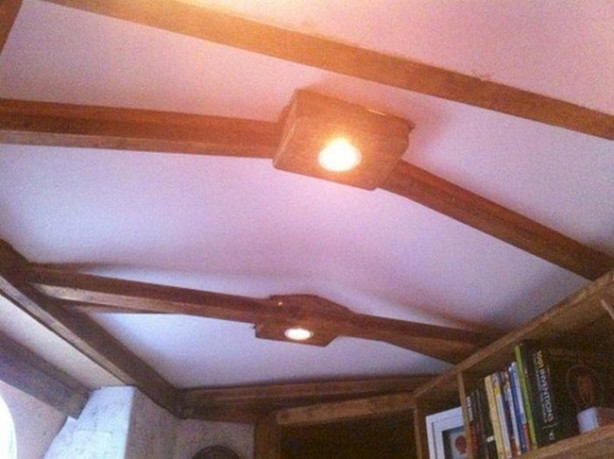 Foto - Kendine hobbit deliği yaptı!