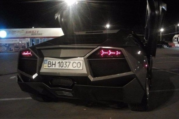 Foto - Kendine Lamborghini yaptı!